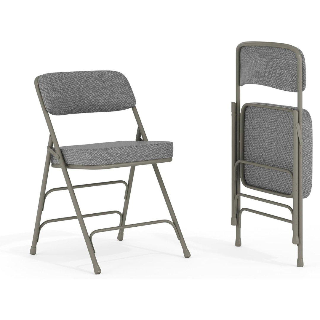 2-Pack Flash Furniture Hercules Series Fabric Metal Folding Chair