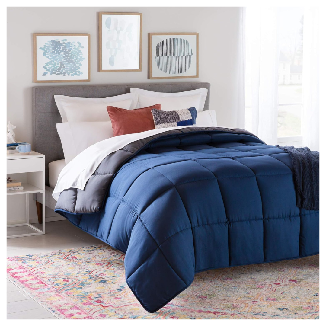 Linenspa Reversible Down Alternative Comforter