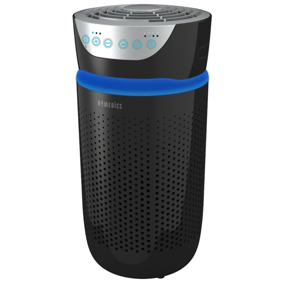 Homedics TotalClean 5-In-1 Tower Air Purifier With UV-C Light