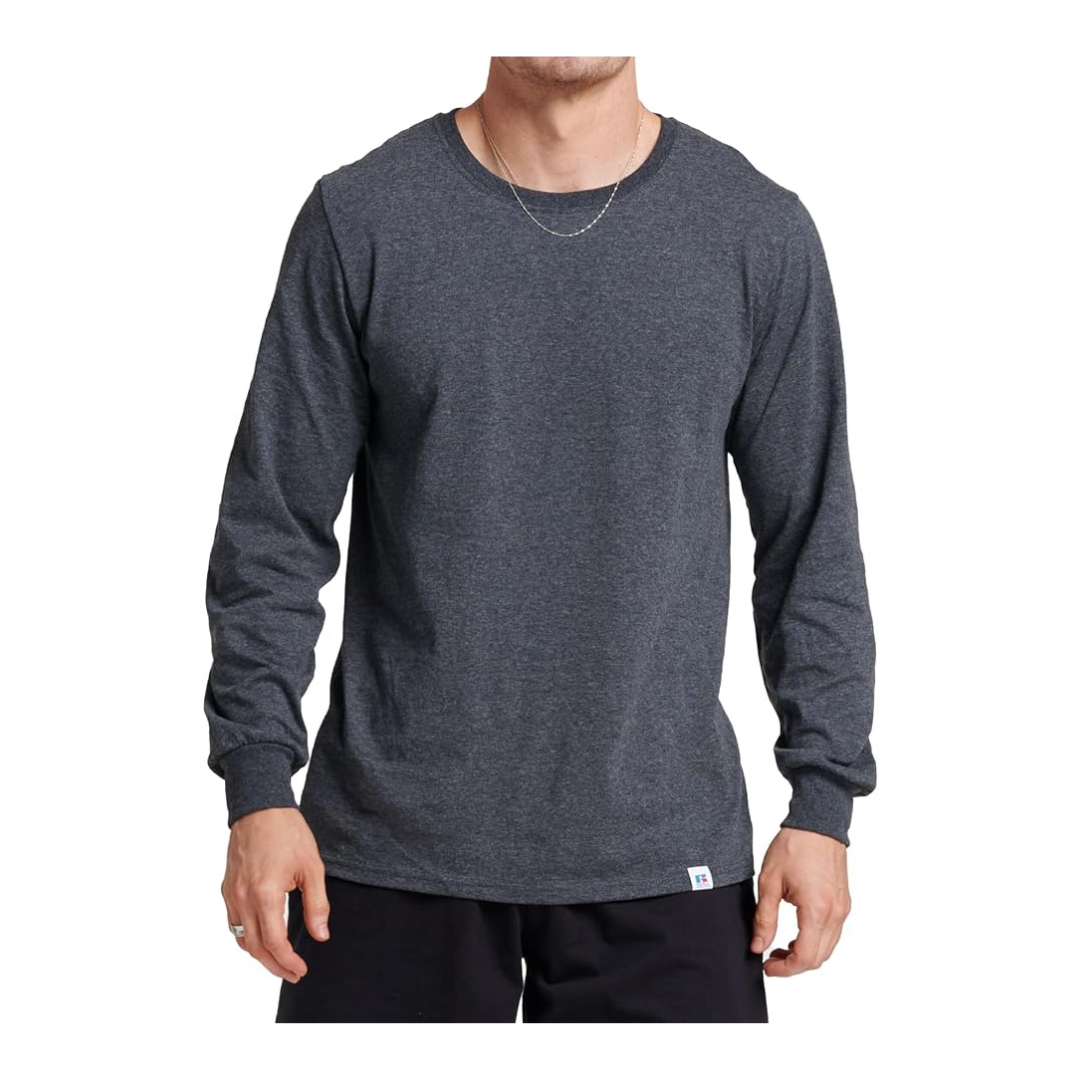 Russell Athletic Men's Cotton Performance Long Sleeve T-Shirt (Various)