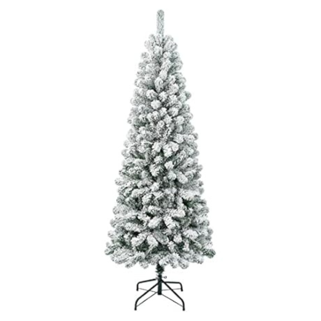 National Tree Company First Traditions Acacia Flocked 6ft Christmas Tree