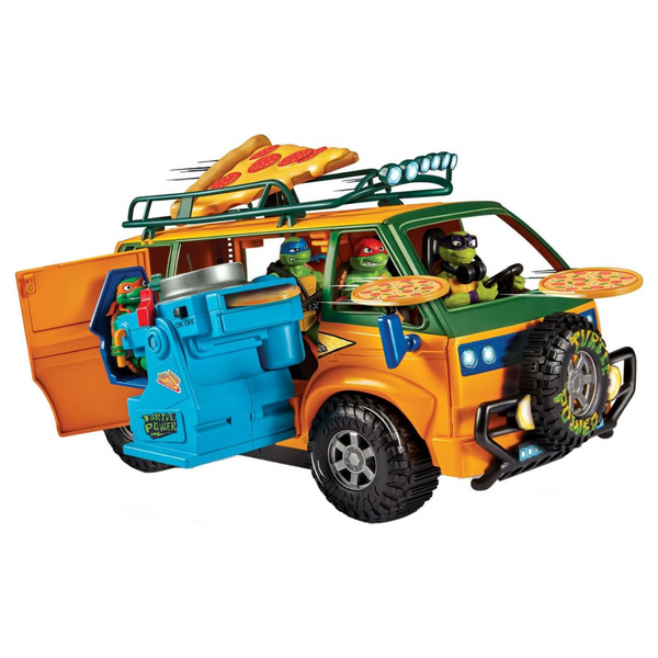 Teenage Mutant Ninja Turtles: Mutant Mayhem Pizza Fire Delivery Van Toy