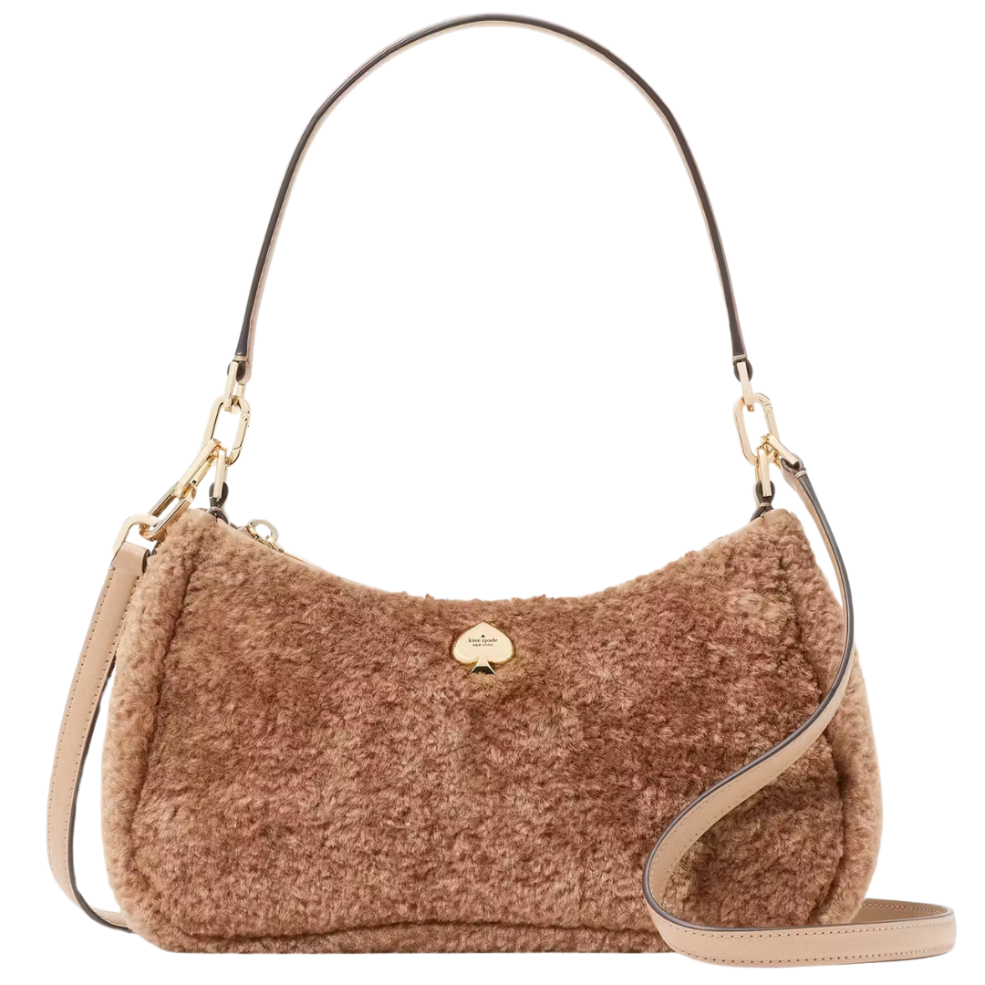 Kate Spade Outlet Kayla Faux Fur Small Convertible Shoulder Bag (2 Colors)