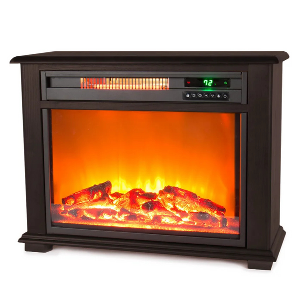 Lifesmart 3-Quartz Portable Infrared Fireplace Heater