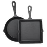 2-Piece Sedona Cast Iron Mini Skillet & Griddle Set