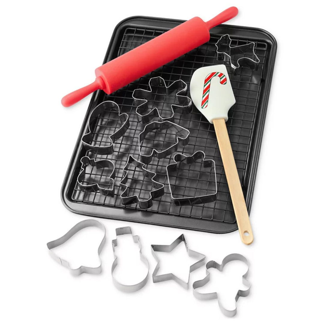 Holiday Lane 15-Piece Cookie Baking Set