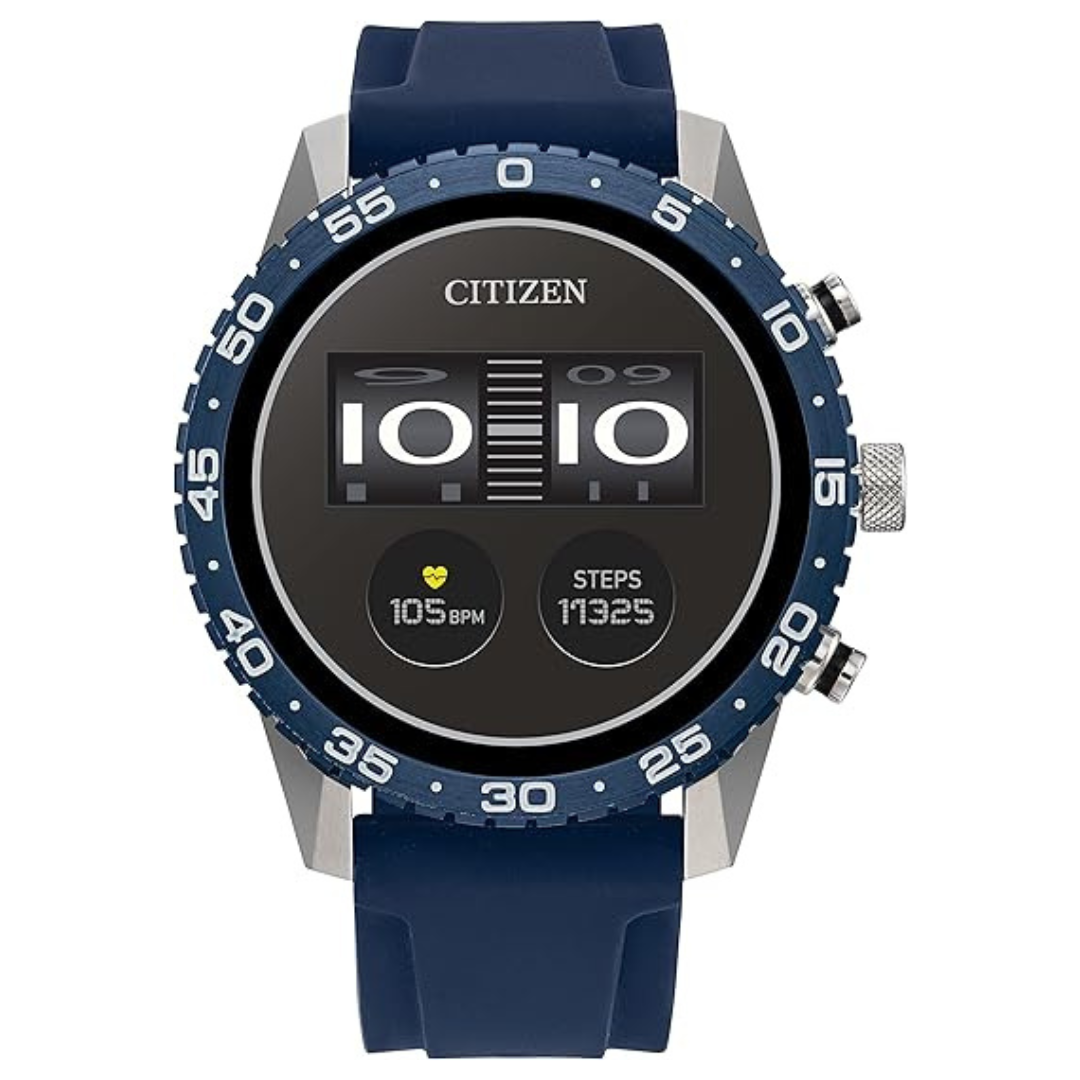 Citizen CZ Smart PQ2 44MM Sport Smartwatch (Blue)