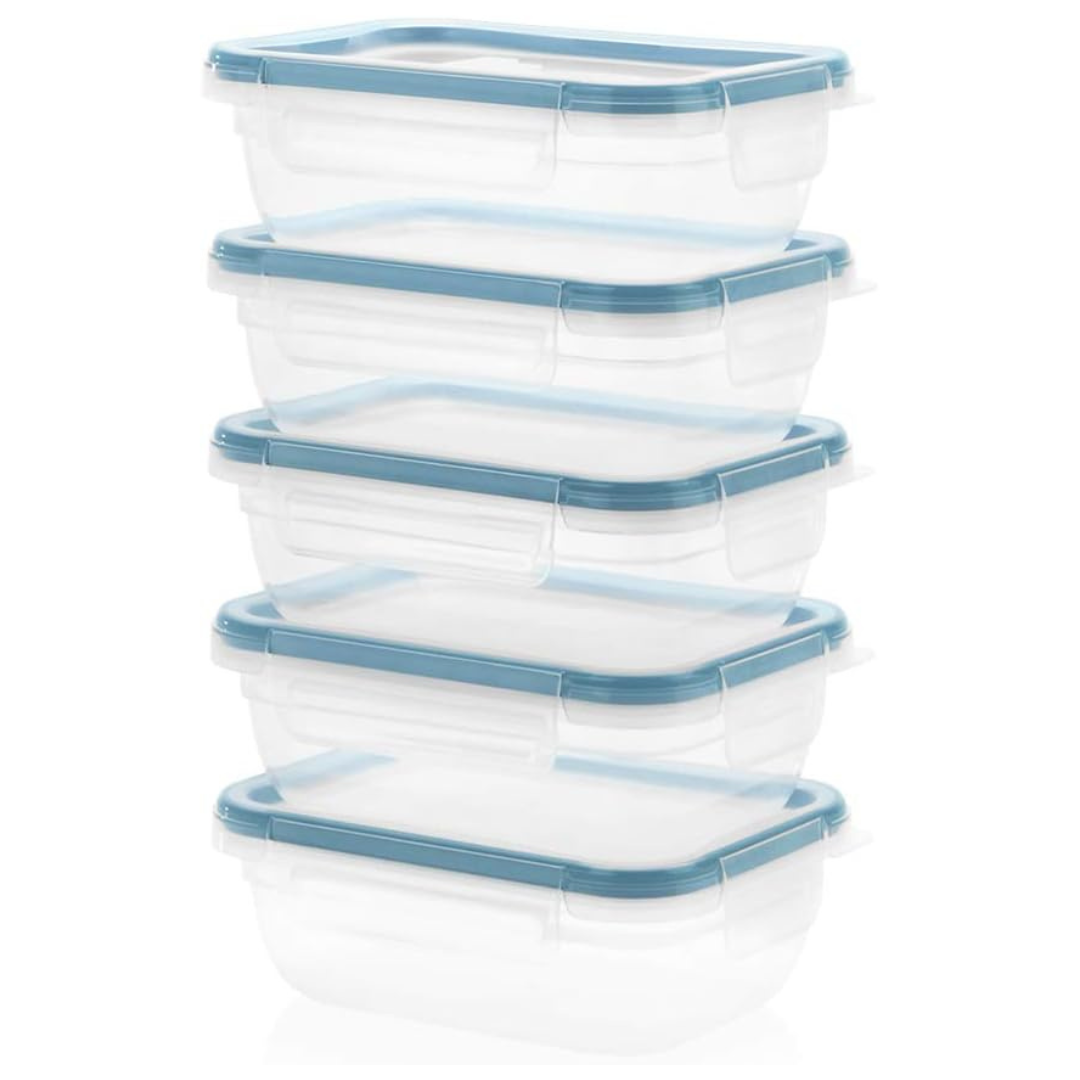 5-Pack Snapware 3-Cup Total Solution Plastic Food Storage Containers Set