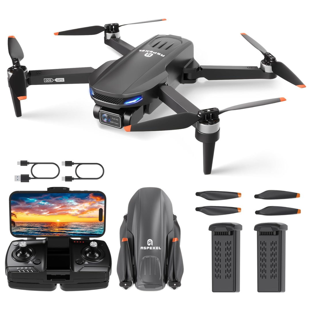 Aspexel 2-Axis Gimbel 4K GPS Assisted Drone