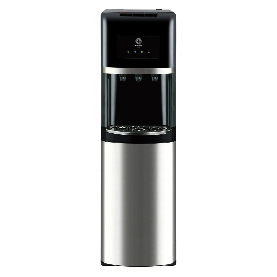 Primo Deluxe Bottom Load Black And Stainless Water Dispenser