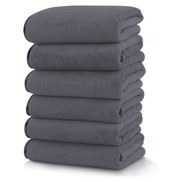 6 Pack Silk Hemming Hand Towels