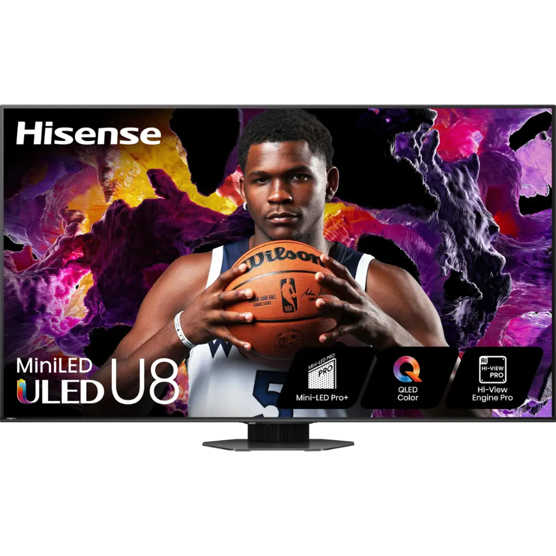 Hisense 75U8N 75" 4K HDR Smart Mini-LED ULED Google TV (2024 Model)