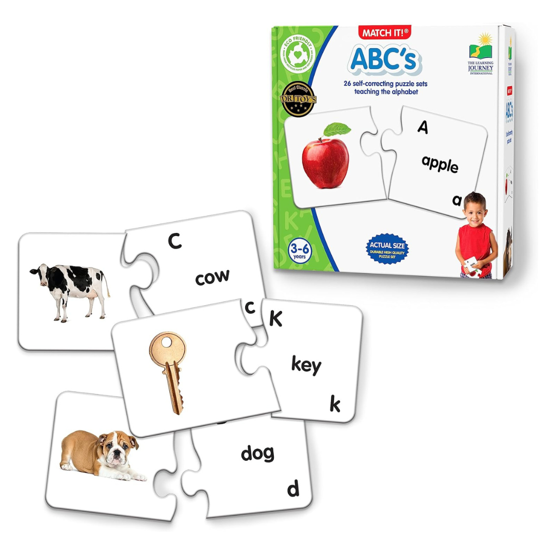 The Learning Journey: Match It! – ABCs – ABC Puzzle