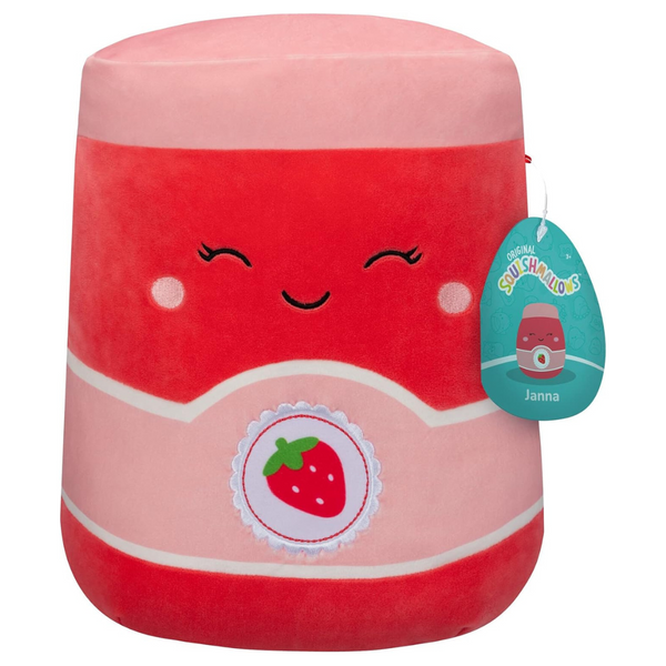 Squishmallows 14-Inch Janna Strawberry Jam – Large Ultrasoft Official Kelly Toy Plush