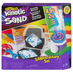 Kinetic Sand, Sandisfactory Set With 4.5Lbs Of Colored & Rare White Play Sand, 10 Tools & Molds