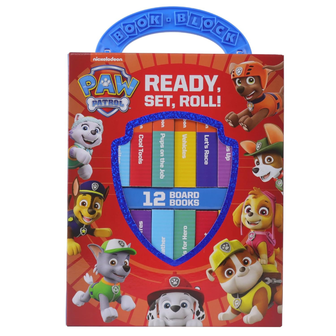 Nickelodeon PAW Patrol Chase, Skye, Marshall, And More! – My First Library Board Book Block 12-Book Set