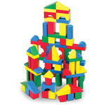 Melissa & Doug Wooden Building Blocks Set – 100 Blocks