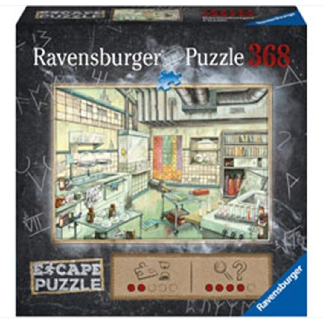 Ravensburger Escape Puzzle The Laboratory 368 Piece Jigsaw Puzzle – An Escape Room Experience In Puzzle Form