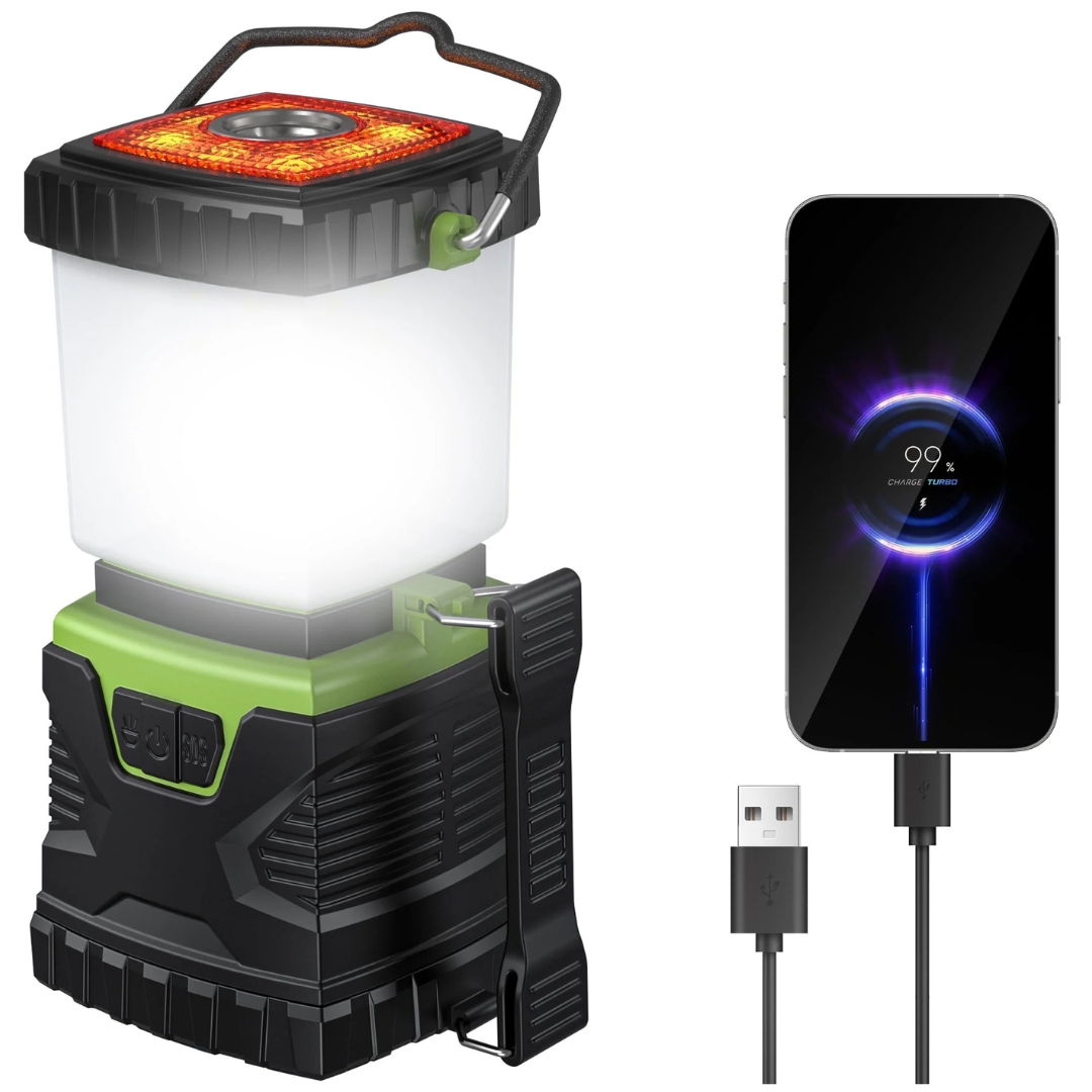 Sunoyar 1500LM 4400mAh Rechargeable Lantern