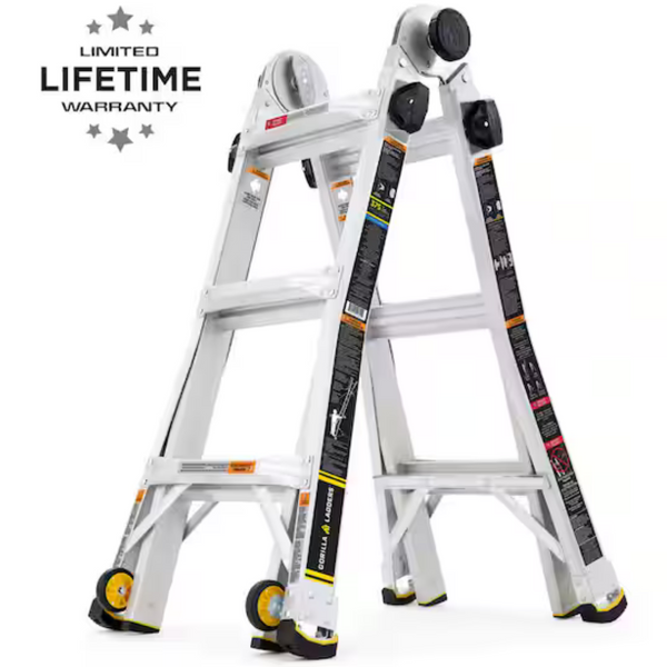 Gorilla Ladders 14 ft Reach MPXW Aluminum Multi-Position Ladder