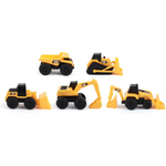 5-Pack Cat Construction Little Machines Great Cake Toppers