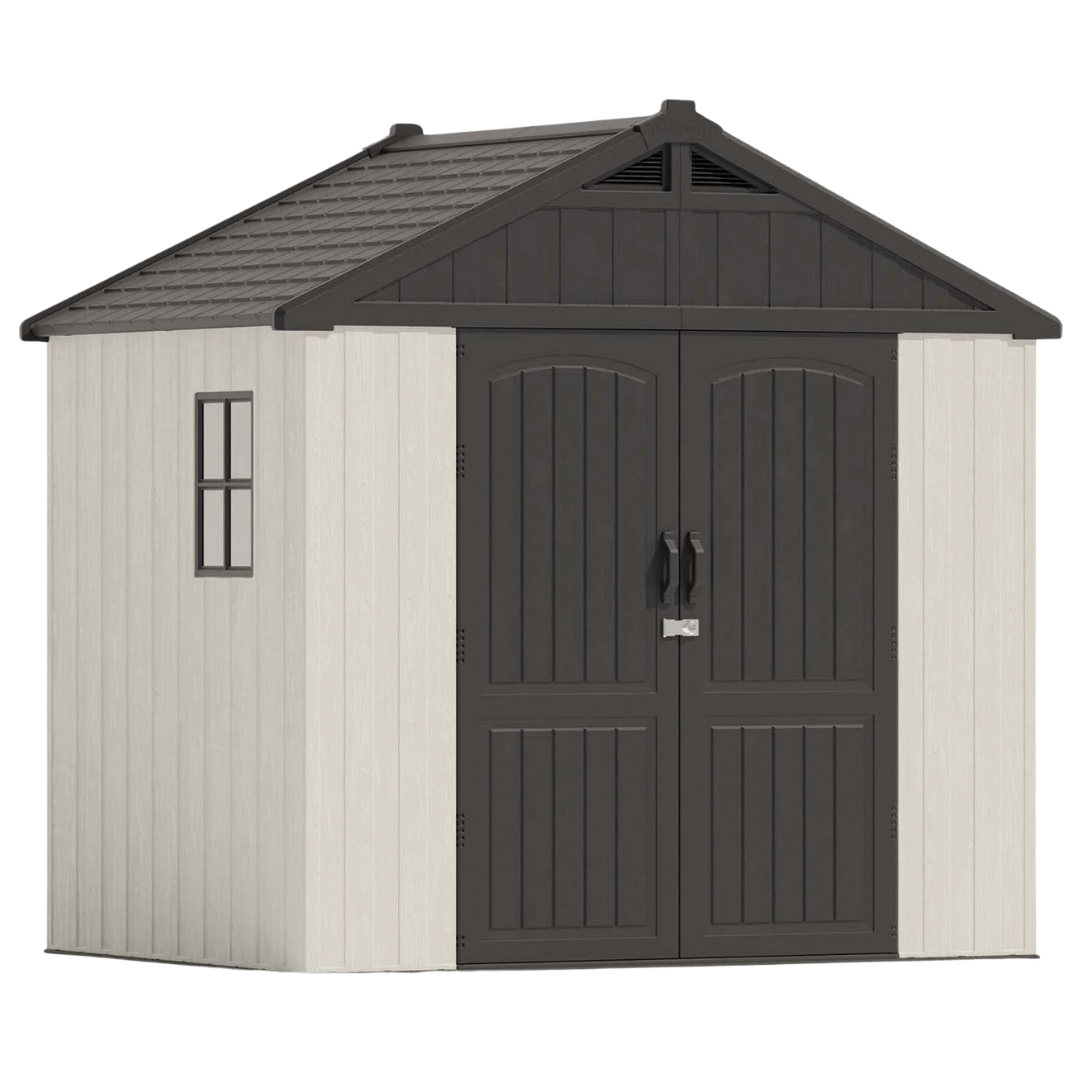 Patiowell 8' x 6' Plastic Shed for Outdoor Storage