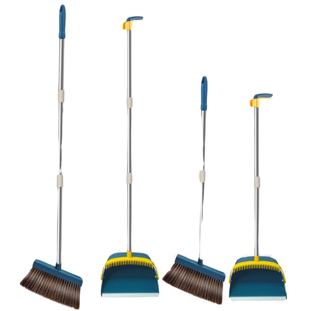 Bimzuc Upgrade 51.2'' Broom & Dustpan Set