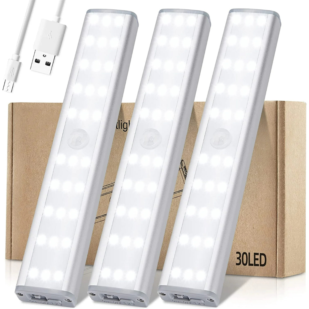 3-Pack Meromore 30 LED Under Cabinet Lights