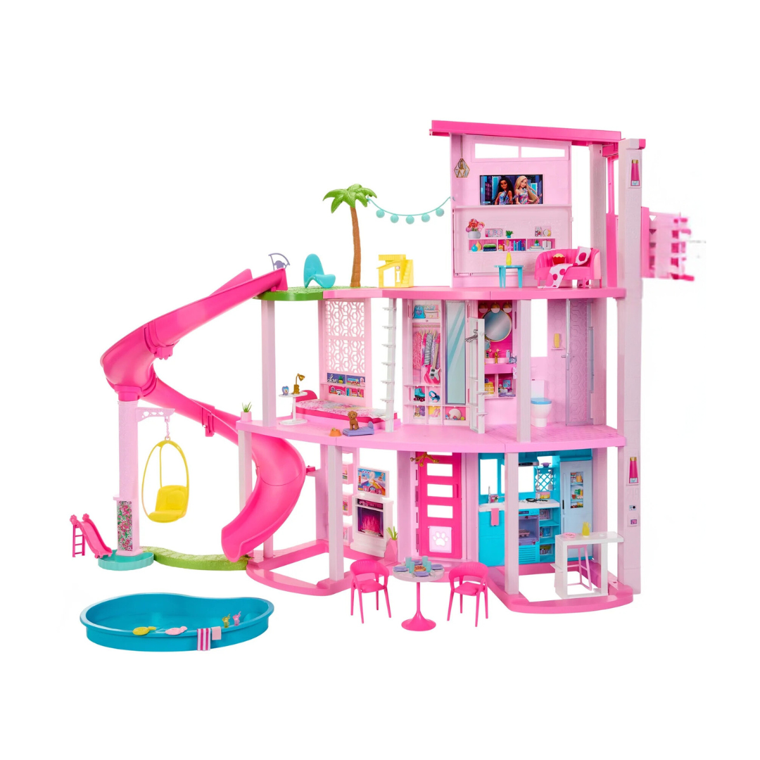 75-Piece Barbie Dreamhouse Pool Party Doll House + $25 Walmart Cash