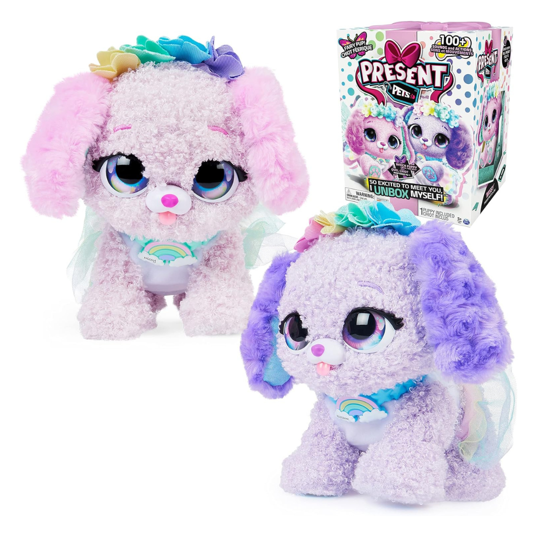 Present Pets Fairy Puppy Interactive Plush Toy