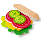 33-Piece Melissa & Doug Felt Food Sandwich Play Food Set