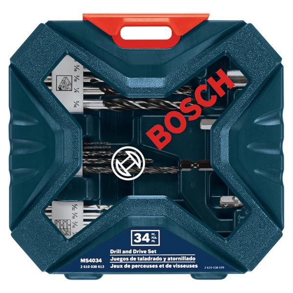 34-Piece Bosch MS4034 Drilling and Driving Bit Set