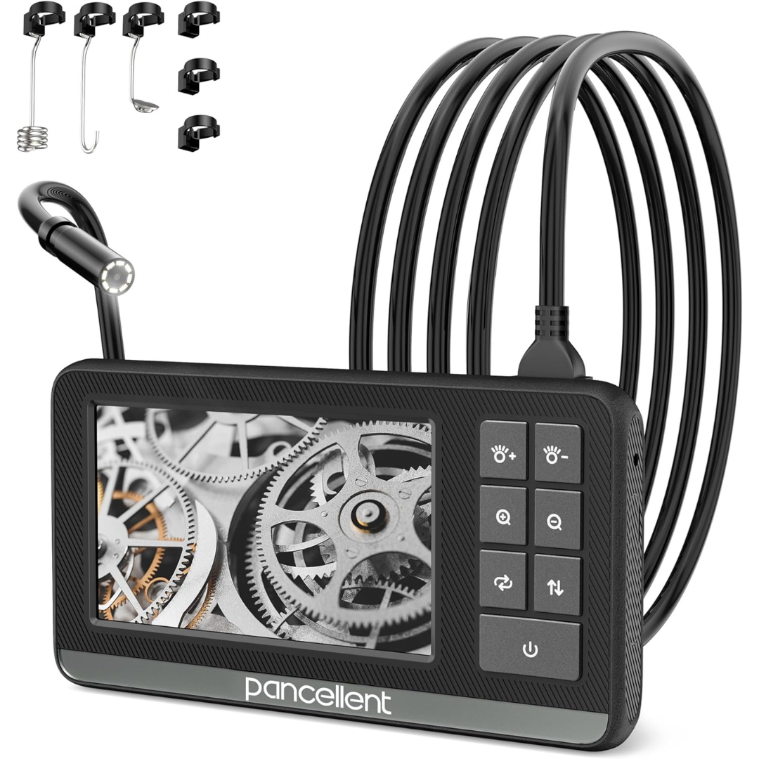 Pancellent 4.3" Industrial HD Digital Borescope with LED & 16.5ft Cable