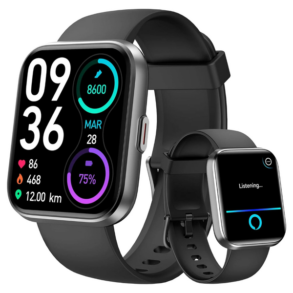 Vibeat Unisex IP68 Waterproof Fitness Tracker Smart Watch