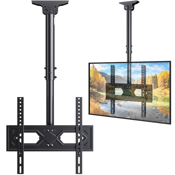 MountFTV Adjustable Height Full Motion Ceiling TV Mount Bracket