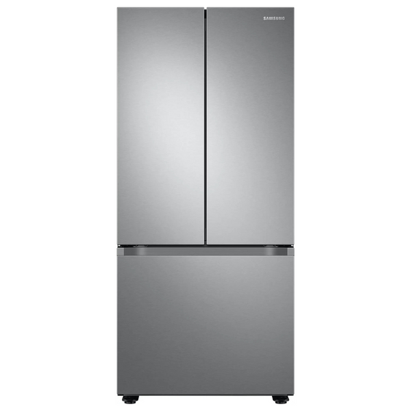 Samsung – 22 Cu. Ft. 3-Door French Door Smart Refrigerator With All-Around Cooling – Stainless Steel