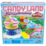 Hasbro Candy Land Cupcake Creations, Kids Board Game With 7 Play-Doh Cans And Tools