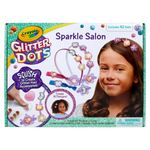 Crayola Glitter Dots Salon Hair Clips, DIY Kids Craft With Hair Accessories