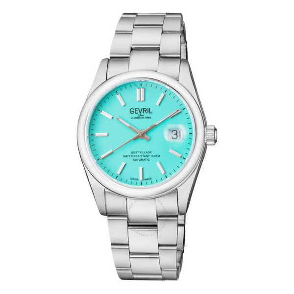 Gevril West Village Automatic Blue Dial Men's Watch