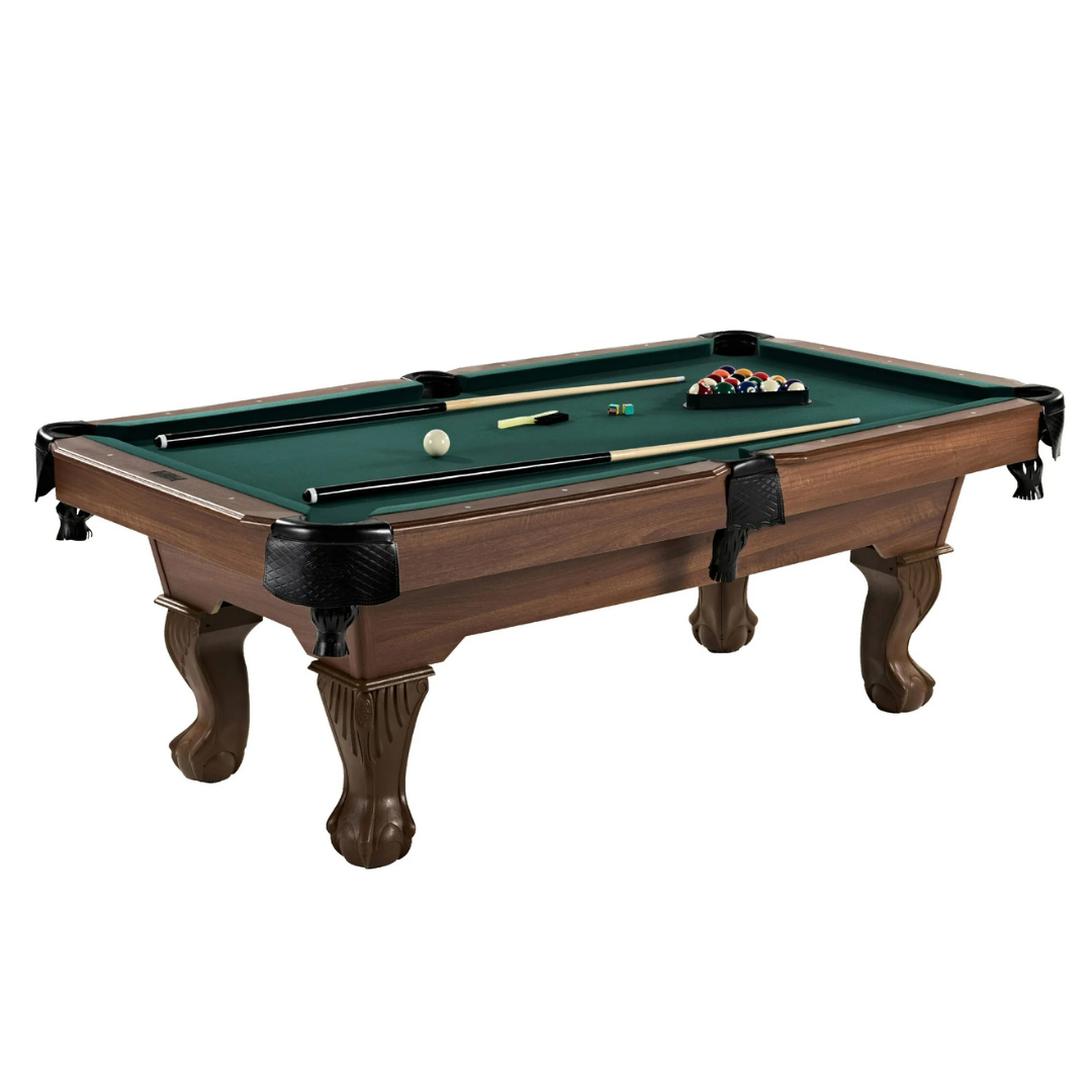 7.25-ft Winstead Ball And Claw Billiards Table With Playing Accessories