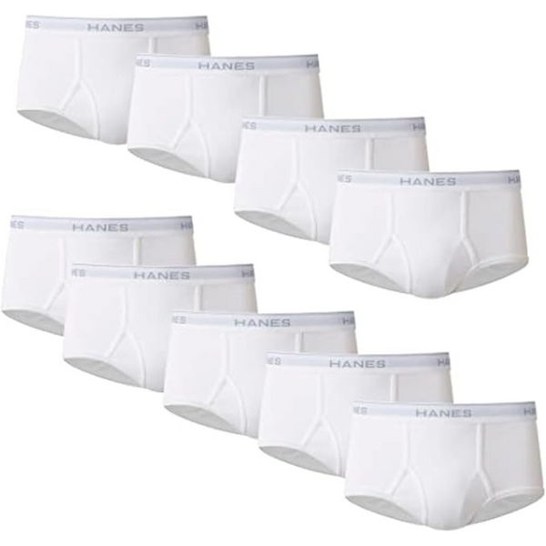 9-Pack Hanes Men's Tagless ComfortFlex Briefs (S-XL)