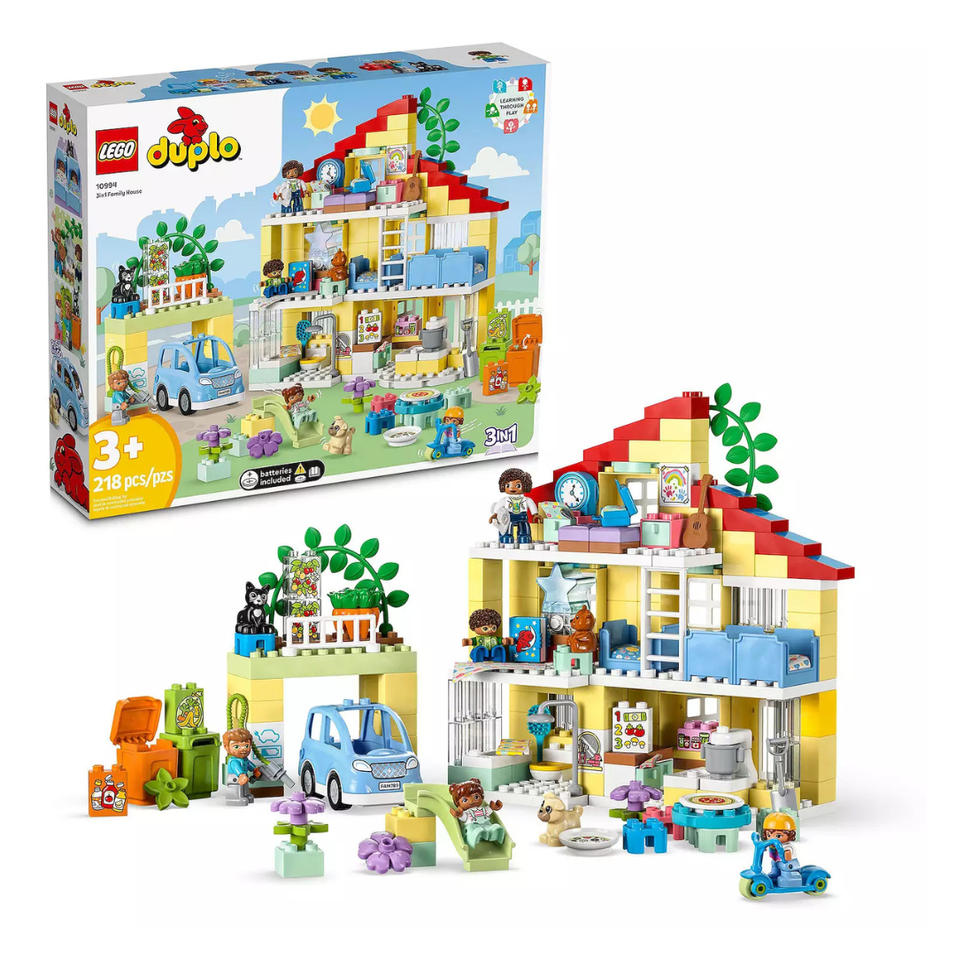 LEGO DUPLO Town 3 In 1 Family House 10994 Educational STEM Building Set + $26 Kohls Rewards