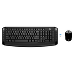 HP Wireless Keyboard & Mouse Combo 300 With USB Receiver