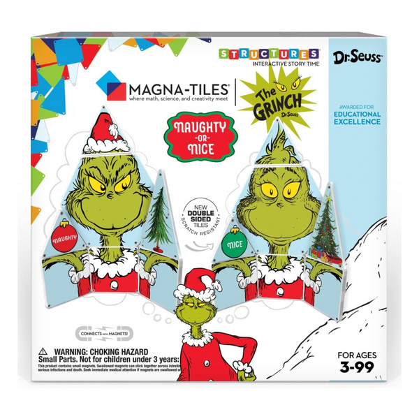 19-Piece Magna-Tiles Limited Edition The Grinch Magnetic Building Toys