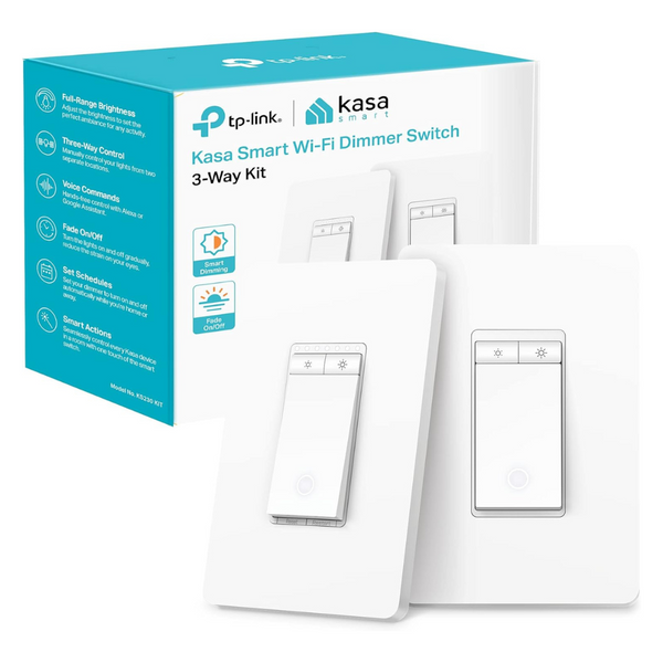 Kasa ETL Certified Smart 3 Way Dimmer Switch Kit