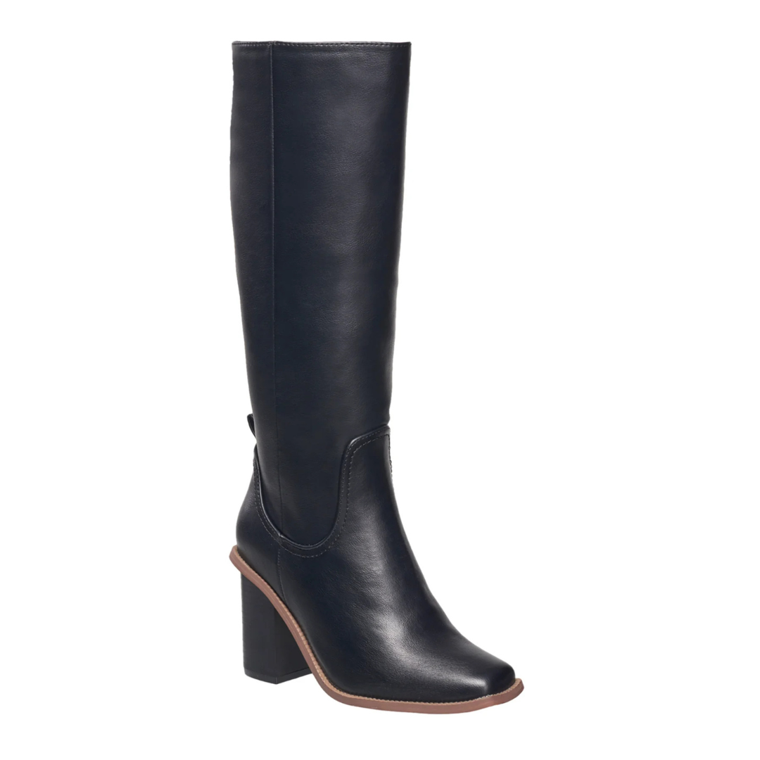 French Connection Women's Hailee Knee High Heel Riding Boots (2 Colors)