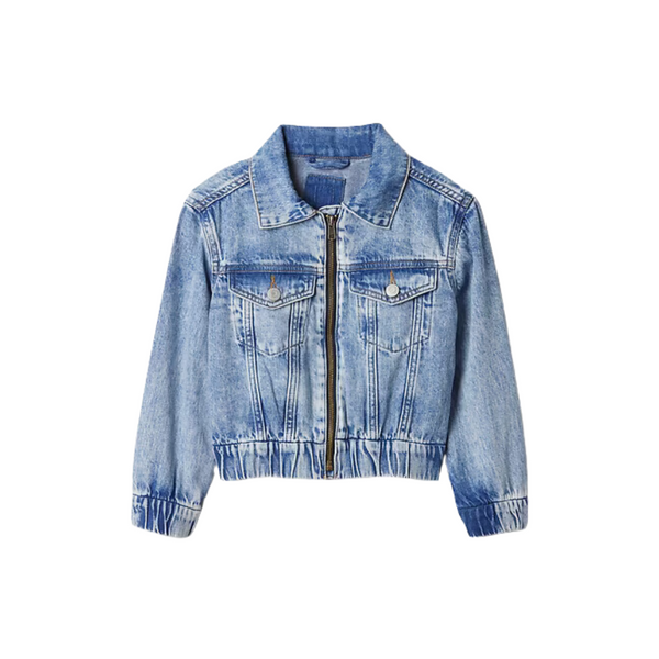 Gap Kids Icon Denim Bomber Jacket