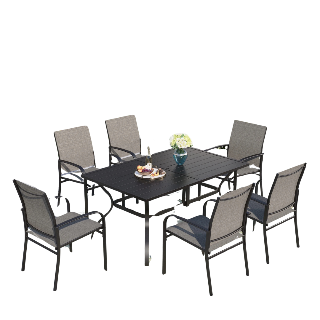 MF Studio 7-Piece Outdoor Patio Dining Set