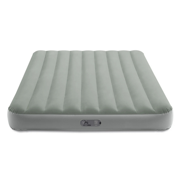 Intex 10" Queen Standard Dura-Beam Airbed Mattress With Built In Pum