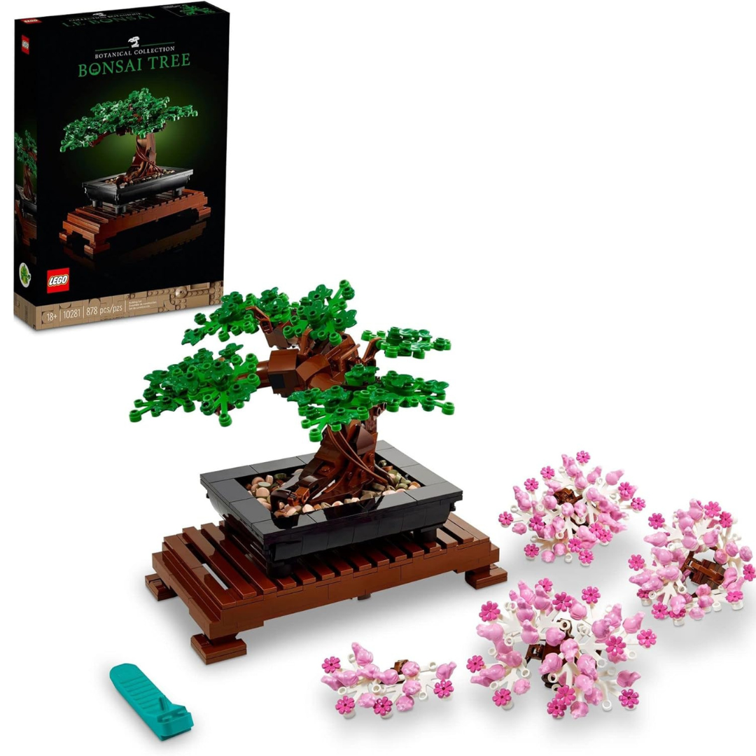 878-Piece LEGO Icons Bonsai Tree Building Set (10281)